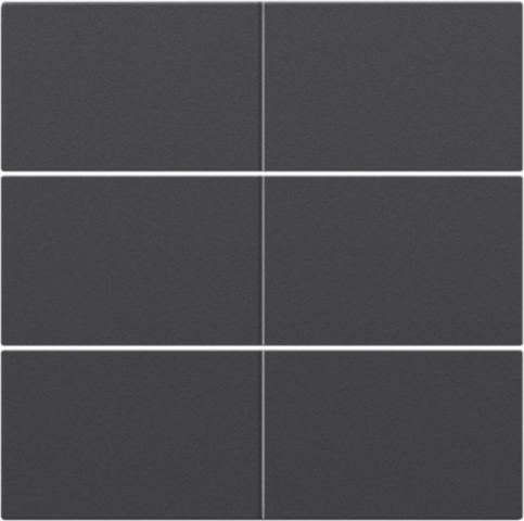 Afwerkingsset voor 6-voudige potentiaalvrije drukknop 24 V,