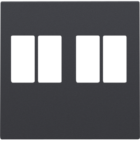 Afwerkingsset voor tweevoudige luidsprekeraansluiting, anthr