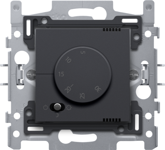 Elektronische thermostaat, anthracite coated