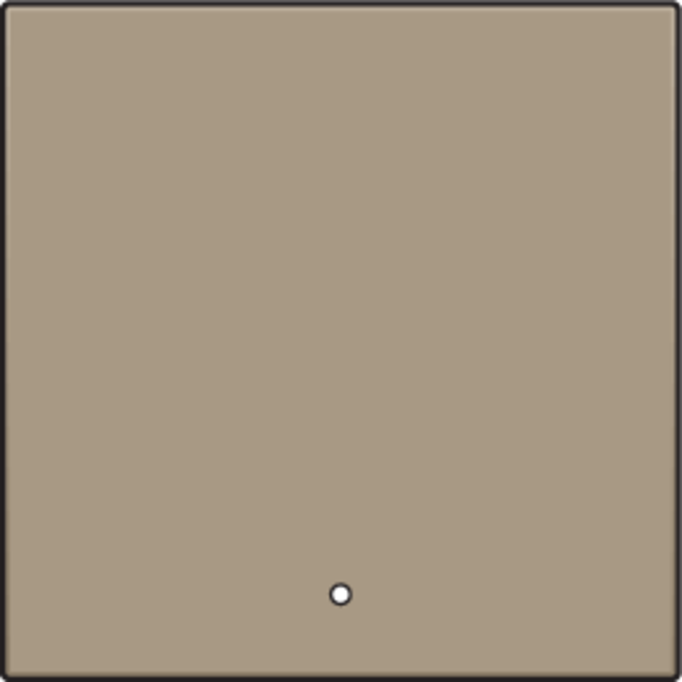 Niko 123-32002: Afwerkingsset met lens voor een enkelvoudige elektronische schakelaar of drukknop, bronze coated - Image 2