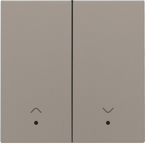 Afwerkingsset met lens voor dubbele elektronische rolluiksch