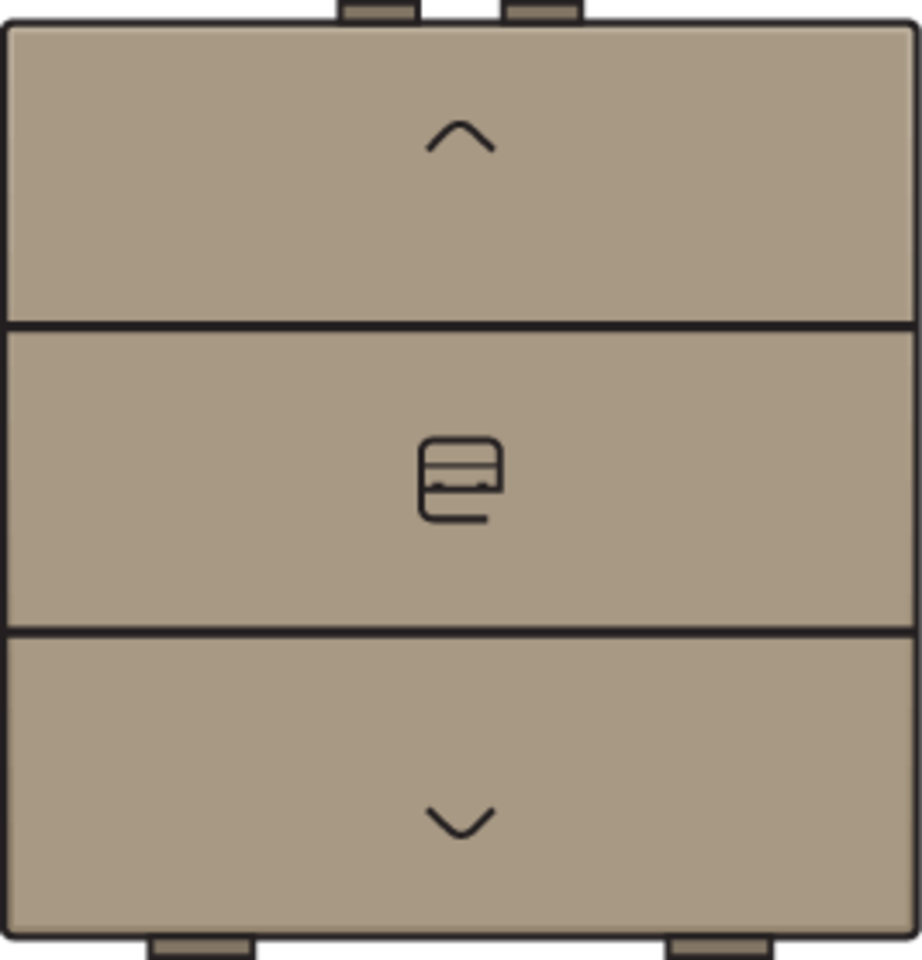 Niko 123-51033: Enkelvoudige motorbediening voor Niko Home Control, bronze coated - Image 2