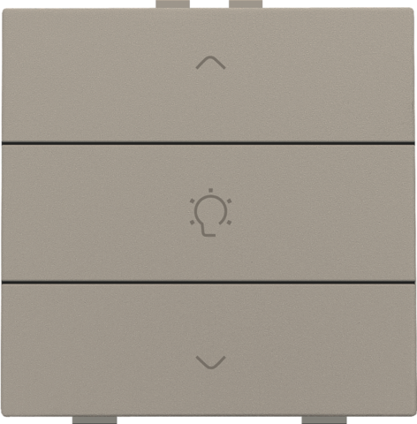 Enkelvoudige dimbediening voor Niko Home Control, bronze coa