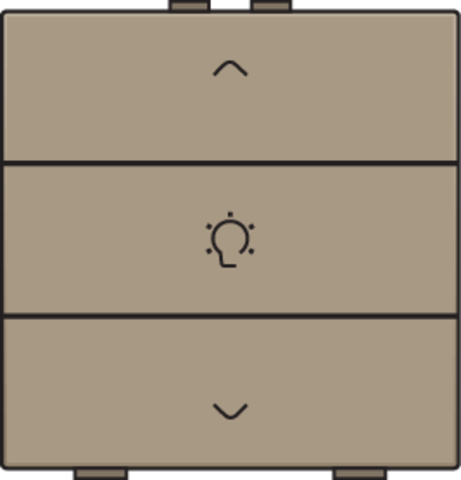 Niko 123-51043: Enkelvoudige dimbediening voor Niko Home Control, bronze coated - Image 2