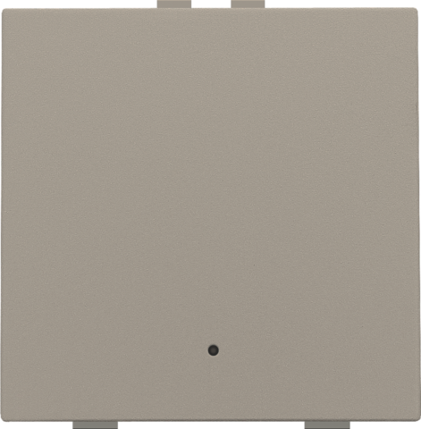 Enkelvoudige drukknop met led en comfortsensoren voor Niko H