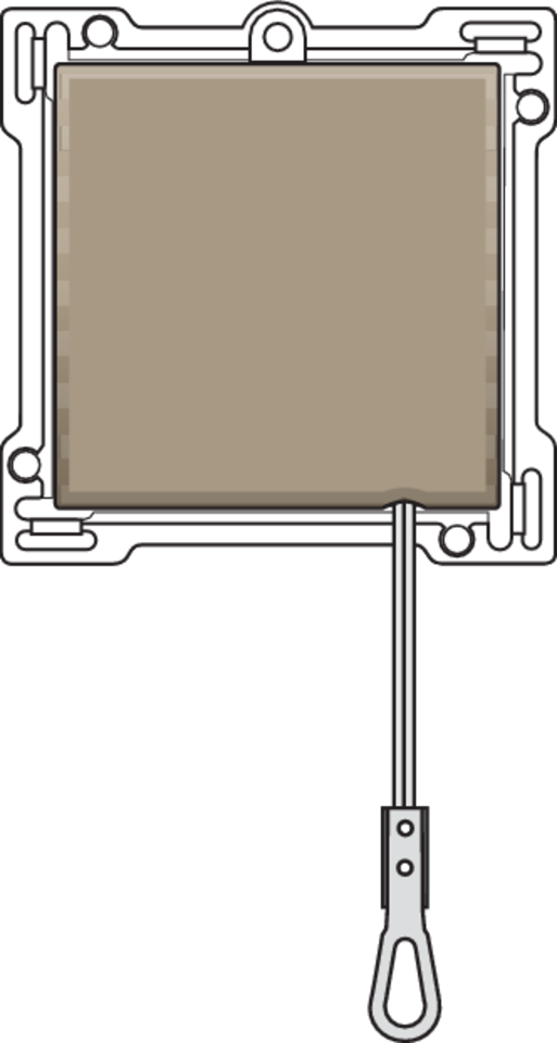 Niko 123-63606: Afwerkingsset voor trekschakelaar, bronze coated - Image 2