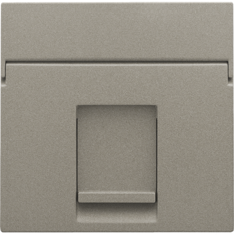 Centraalplaat data 1x RJ, bronze coated