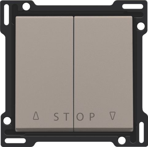 Afwerkingsset voor tweevoudige rolluikdrukknop voor elektron
