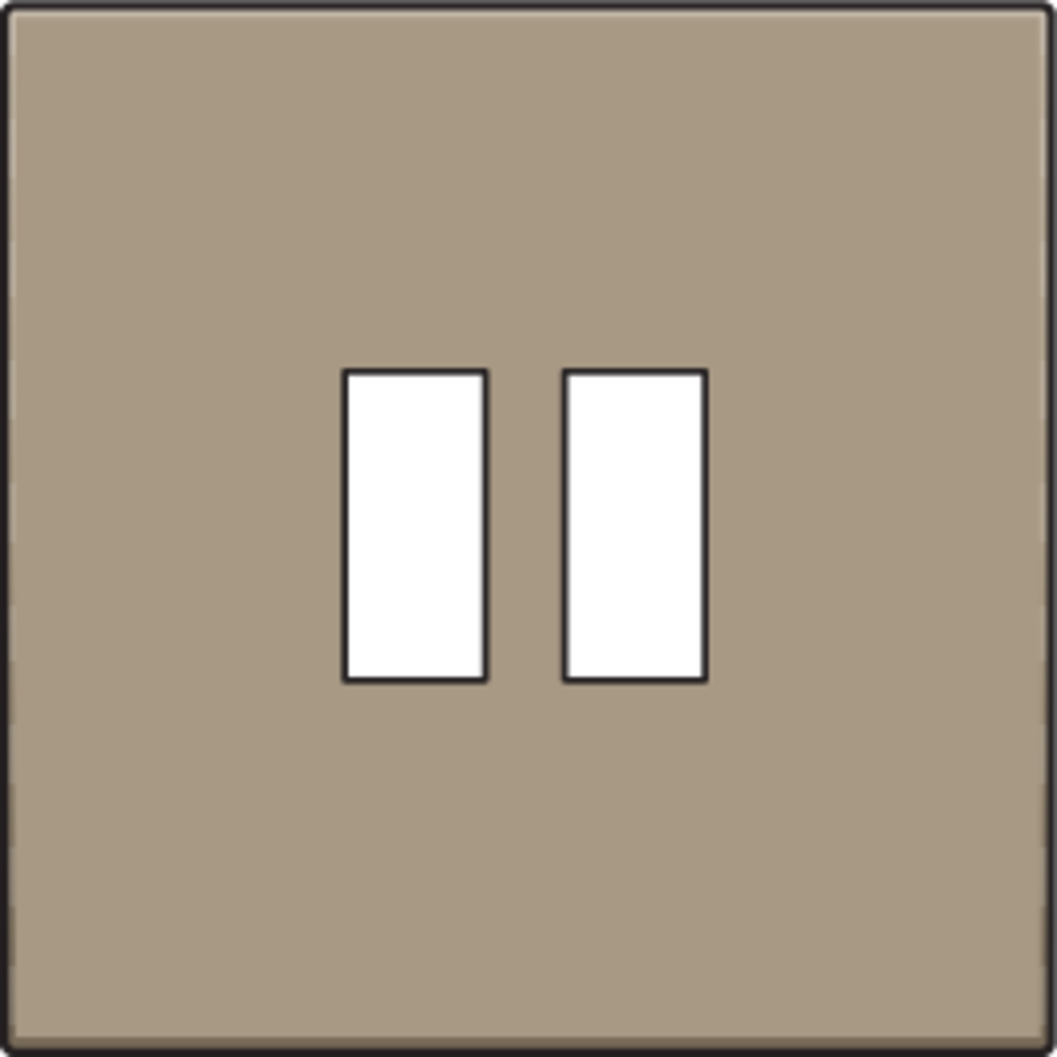 Niko 123-68001: Afwerkingsset voor dubbele USB-A-lader, bronze coated - Image 2