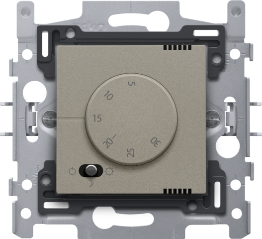 Elektronische thermostaat, bronze coated