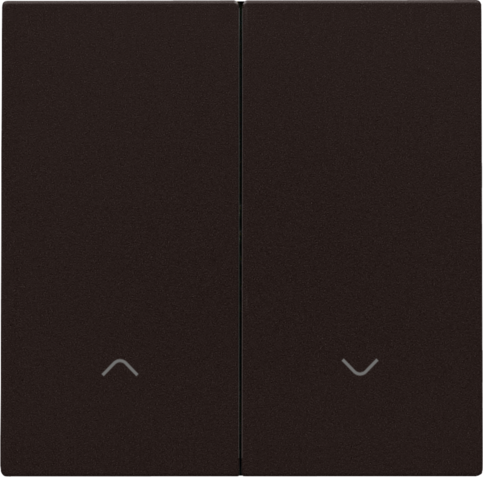 Afwerkingsset voor dubbele elektronische rolluikschakelaar,