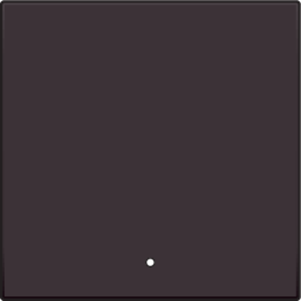 Niko 124-32002: Afwerkingsset met lens voor een enkelvoudige elektronische schakelaar of drukknop, dark brown coated - Image 2