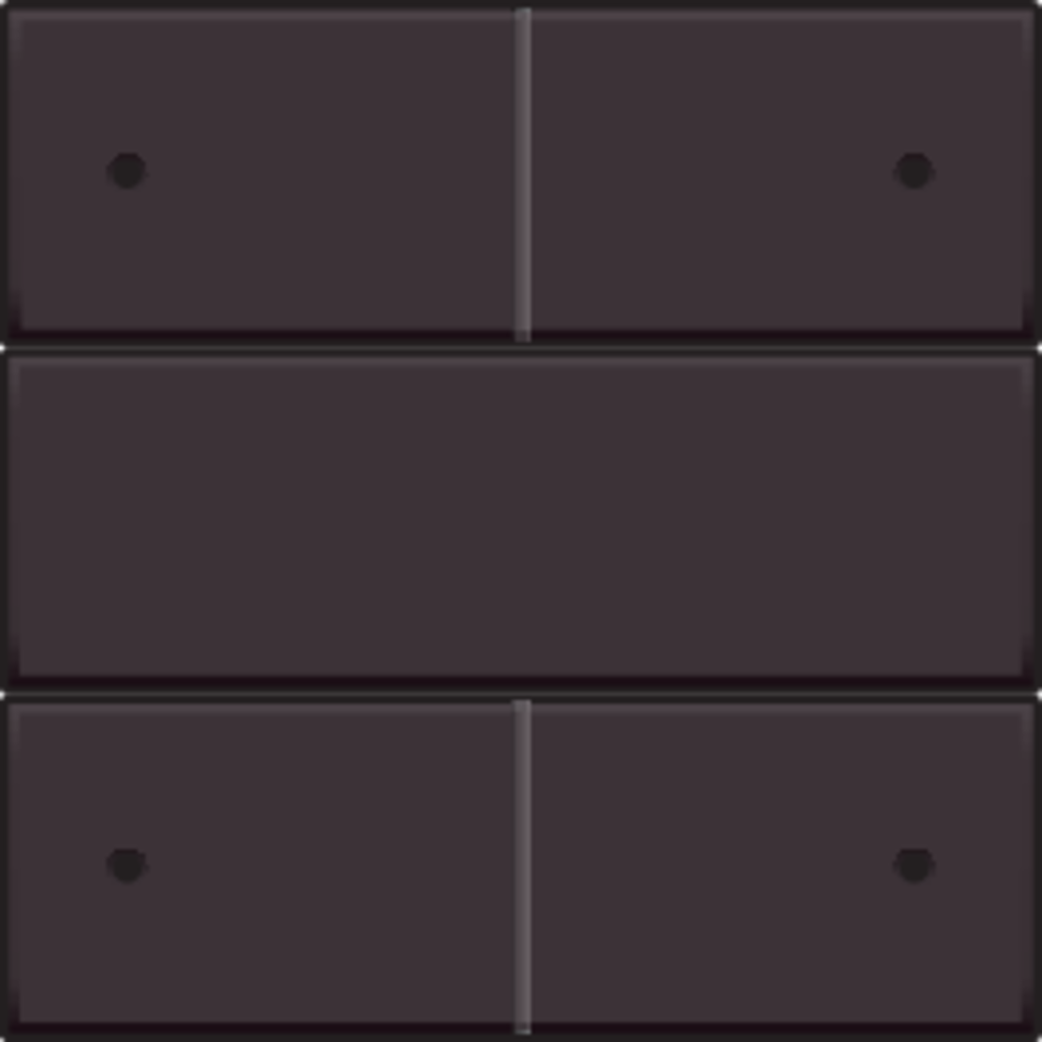 Niko 124-40150: Afwerkingsset voor 4-voudige potentiaalvrije drukknop 24 V met leds, dark brown coated - Image 2