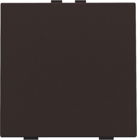 Enkelvoudige drukknop voor Niko Home Control, dark brown coa