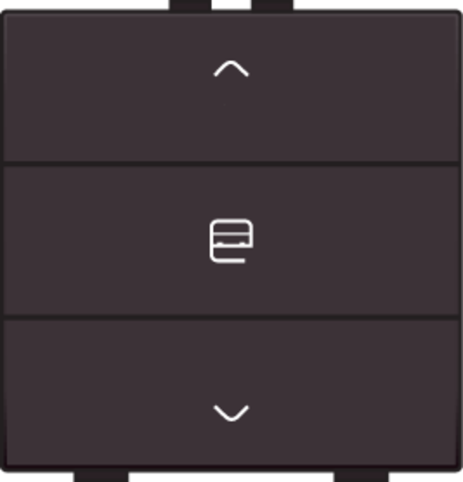 Niko 124-51033: Enkelvoudige motorbediening voor Niko Home Control, dark brown coated - Image 2