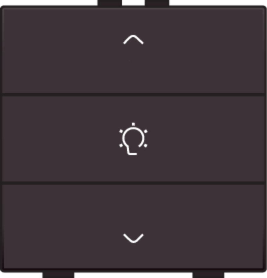 Niko 124-51043: Enkelvoudige dimbediening voor Niko Home Control, dark brown coated - Image 2