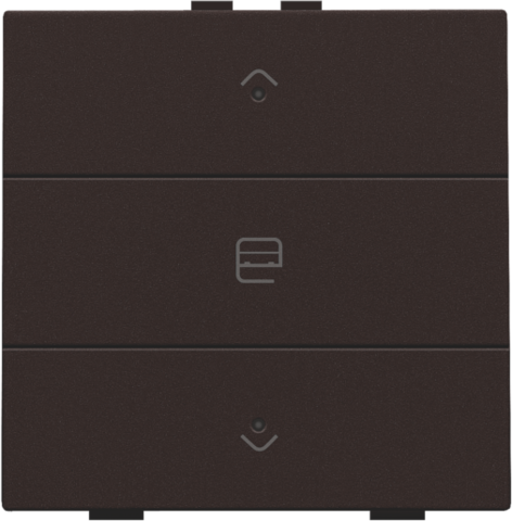 Enkelvoudige motorsturingsbediening met led voor Niko Home C