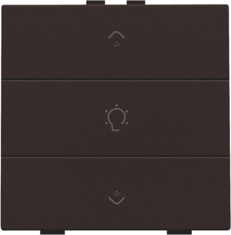 Enkelvoudige dimbediening voor Niko Home Control met leds, d