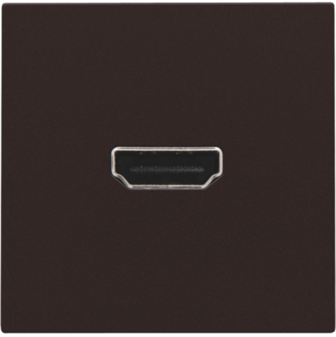 Afwerkingsset met HDMI-naar-HDMI-aansluiting, dark brown coa