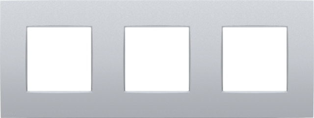 Drievoudige afdekplaat, 71 mm centerafstand, Niko Intense st