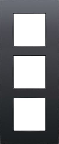 Drievoudige afdekplaat, 60 mm centerafstand, verticaal, Niko