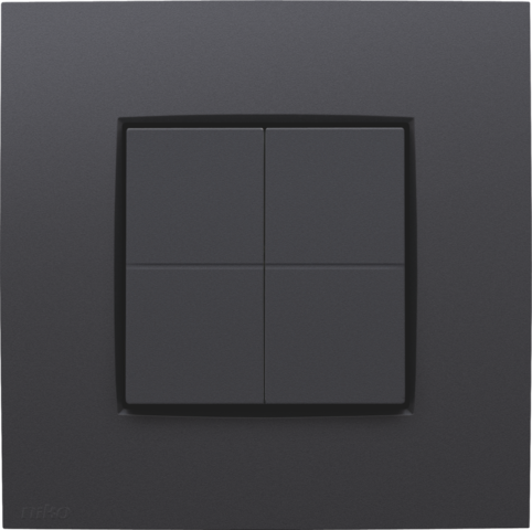 Niko dimschakelaar voor het Hue systeem, Niko Intense anthra