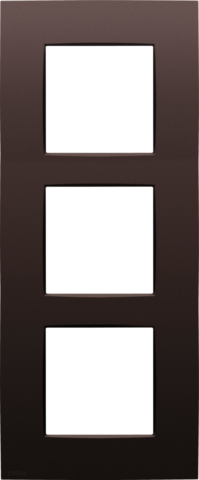 Drievoudige afdekplaat, 60 mm centerafstand, verticaal, Niko