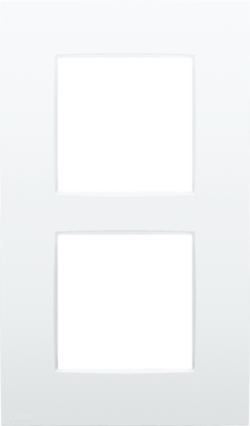 Tweevoudige afdekplaat, 60 mm centerafstand, verticaal, Niko