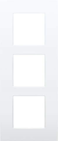 Drievoudige afdekplaat, 60 mm centerafstand, verticaal, Niko