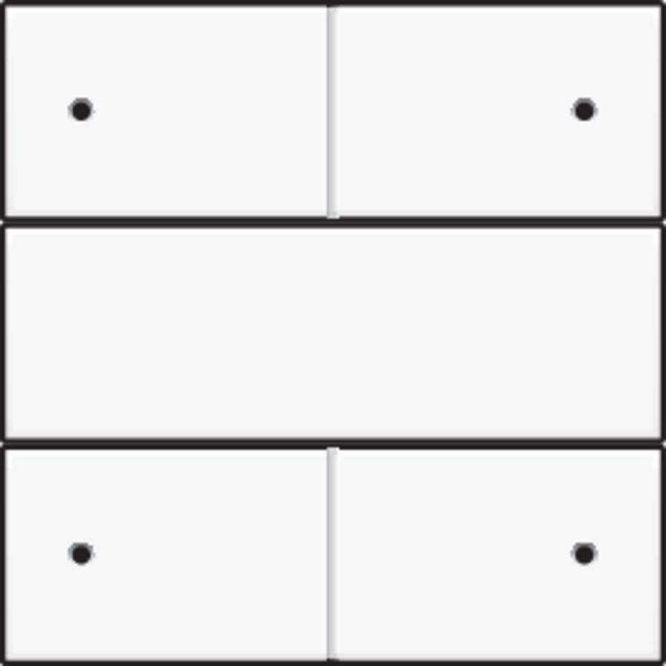 Niko 154-40150: Afwerkingsset voor 4-voudige potentiaalvrije drukknop 24 V met leds, white coated - Image 2