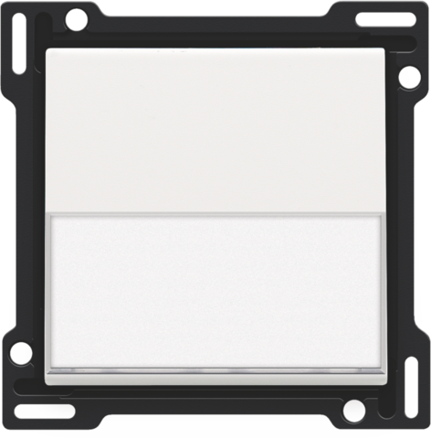 Afwerkingsset met tekstveld voor enkelvoudige schakelaar of