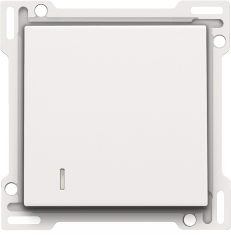 Afwerkingsset voor hotelkaartschakelaar, white coated