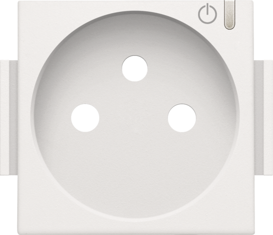 Afwerkingsset voor geconnecteerd schakelbaar stopcontact met