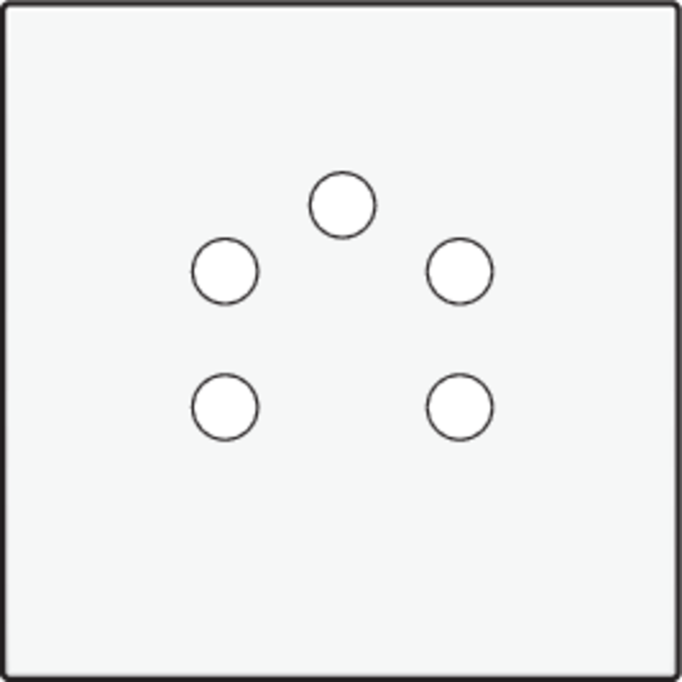 Niko 154-69001: Afwerkingsset voor 5-polige telefooncontactdoos, white coated - Image 2