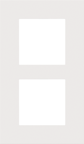 Tweevoudige afdekplaat, 60 mm centerafstand, verticaal, Niko