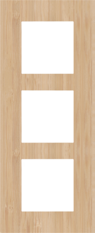 Drievoudige afdekplaat, 60 mm centerafstand, verticaal, Niko