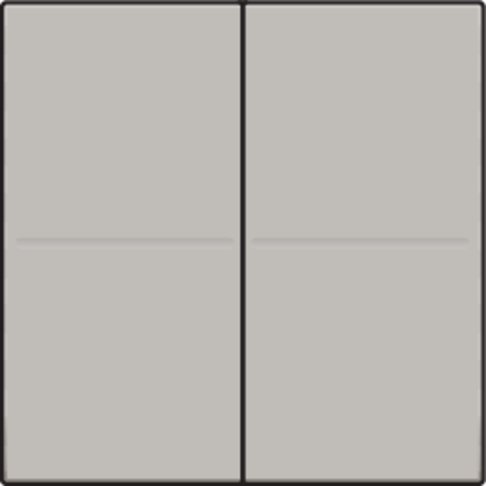 Niko 157-00007: Tweevoudige toets voor draadloze schakelaar of drukknop met 4 bedieningsknoppen, champagne coated - Image 2