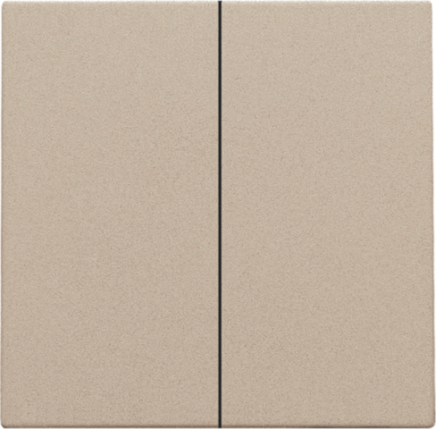 Afwerkingsset voor dubbele elektronische schakelaar of drukk