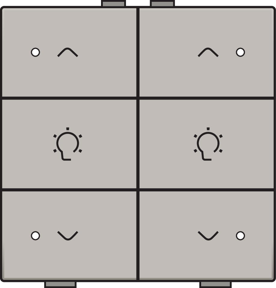 Niko 157-52046: Dubbele dimbediening met led voor Niko Home Control, champagne coated - Image 2