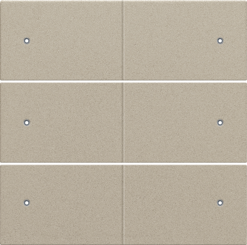 Afwerkingsset voor 6-voudige potentiaalvrije drukknop, 24 V,