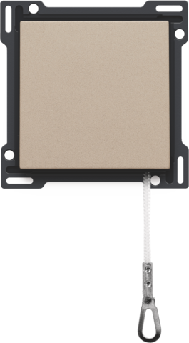 Afwerkingsset voor trekdrukknop, champagne coated