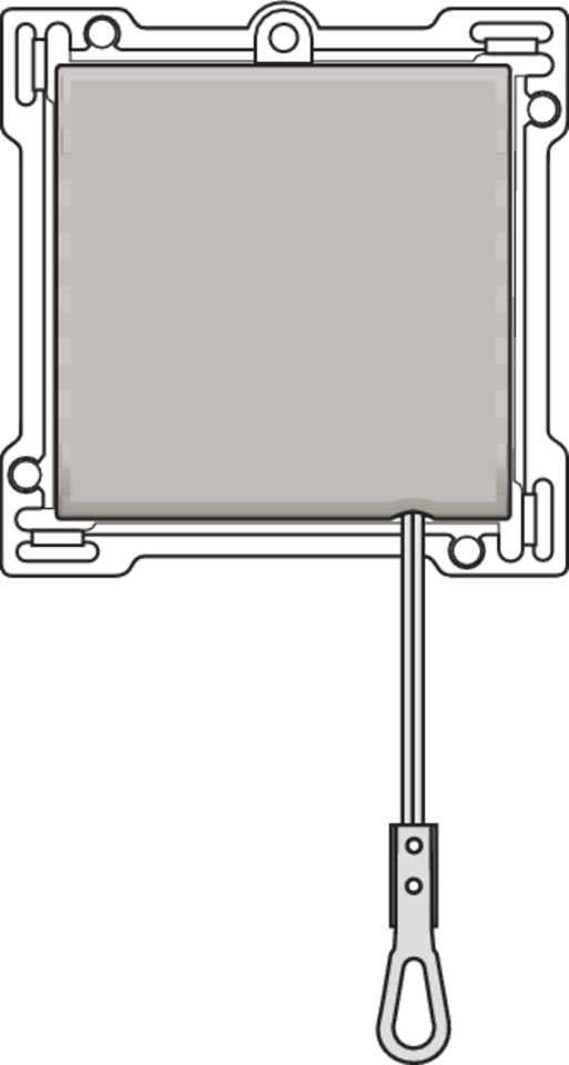 Niko 157-63906: Afwerkingsset voor trekdrukknop, champagne coated - Image 2