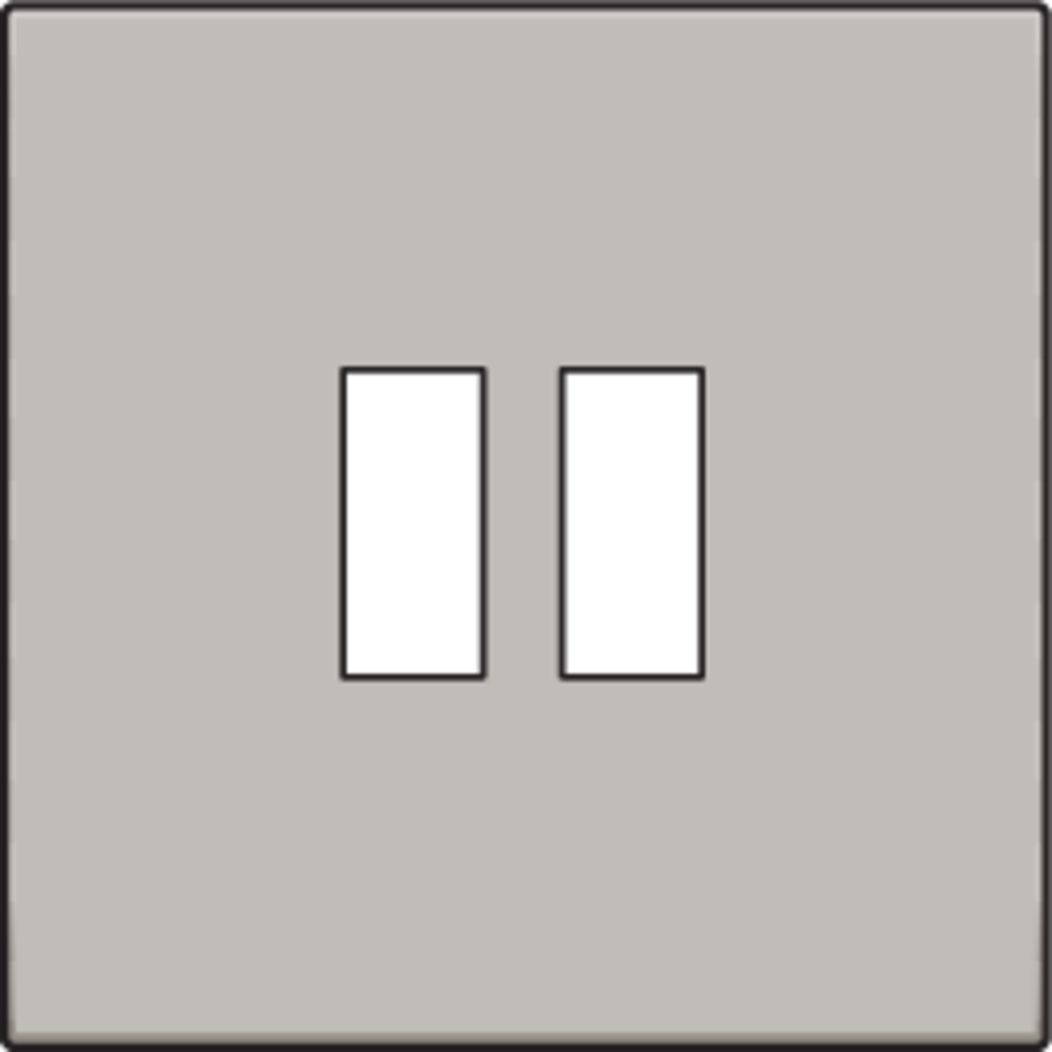 Niko 157-68001: Afwerkingsset voor dubbele USB-A-lader, champagne coated - Image 2