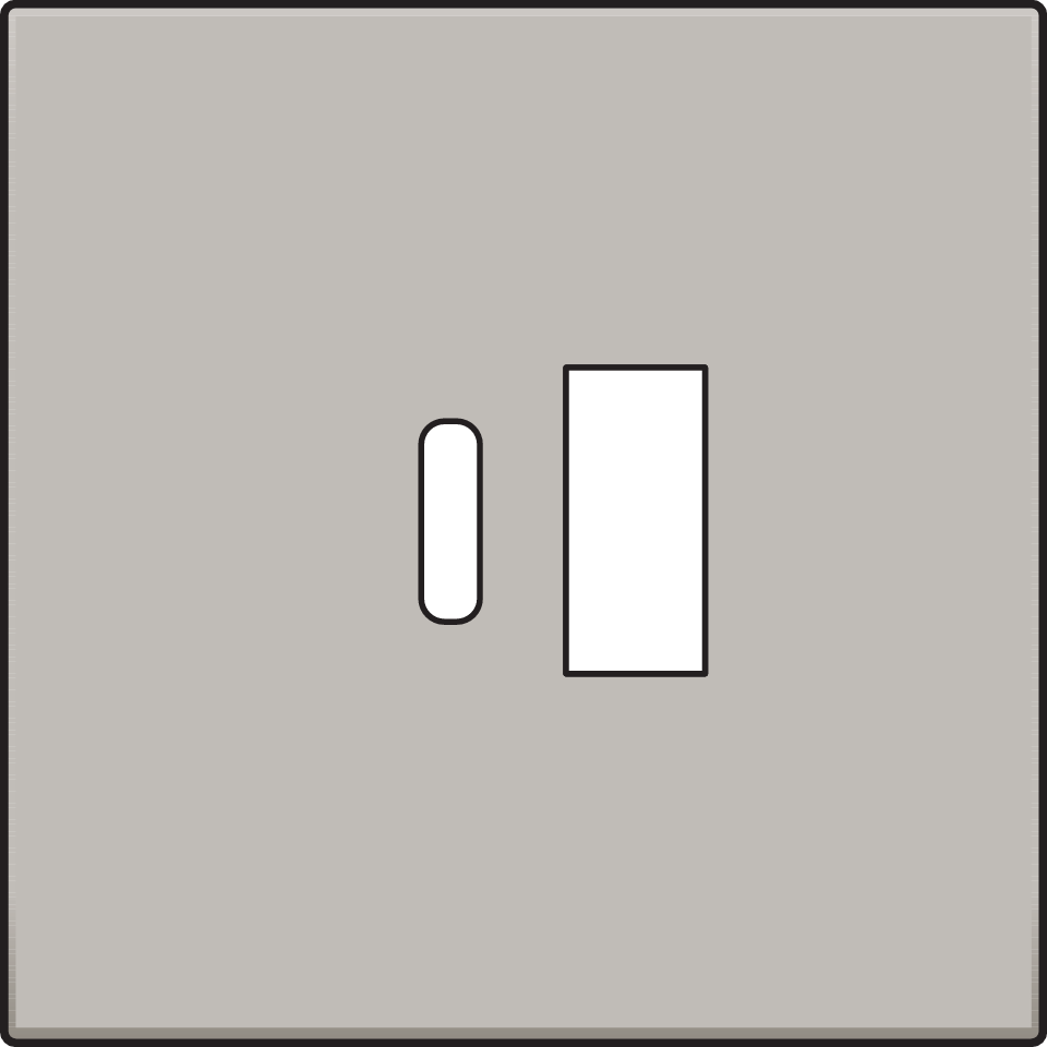 Niko 157-68002: Afwerkingsset voor dubbele smart USB-A- en USB-C-lader, champagne coated - Image 2