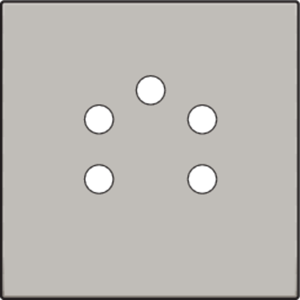 Niko 157-69001: Afwerkingsset voor 5-polige telefooncontactdoos, champagne coated - Image 2