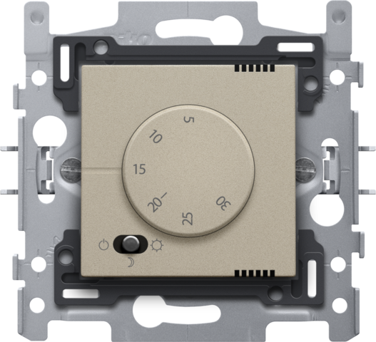 Elektronische thermostaat, champagne coated