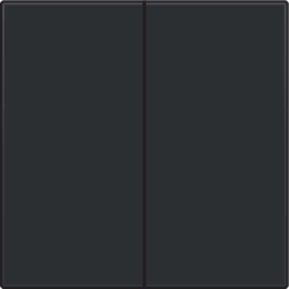 Niko 161-31004: Afwerkingsset voor dubbele elektronische schakelaar of drukknop, black coated - Image 2