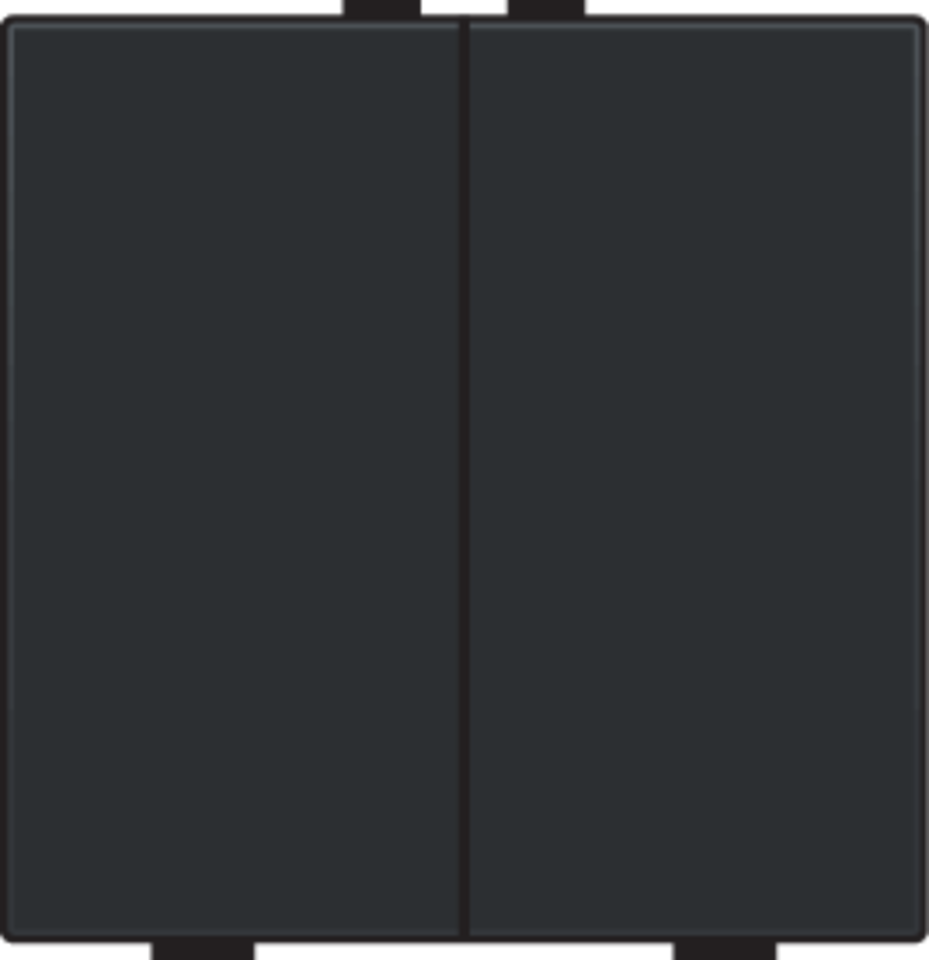 Niko 161-51002: Tweevoudige drukknop voor Niko Home Control, black coated - Image 2