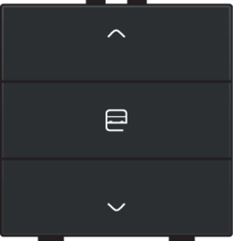 Niko 161-51033: Enkelvoudige motorbediening voor Niko Home Control, black coated - Image 2