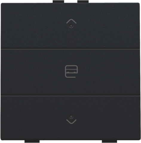 Enkelvoudige motorsturingsbediening met led voor Niko Home C